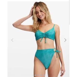 NWT Billabong Shimmer Side Bikini Bottoms Women's Size S/8